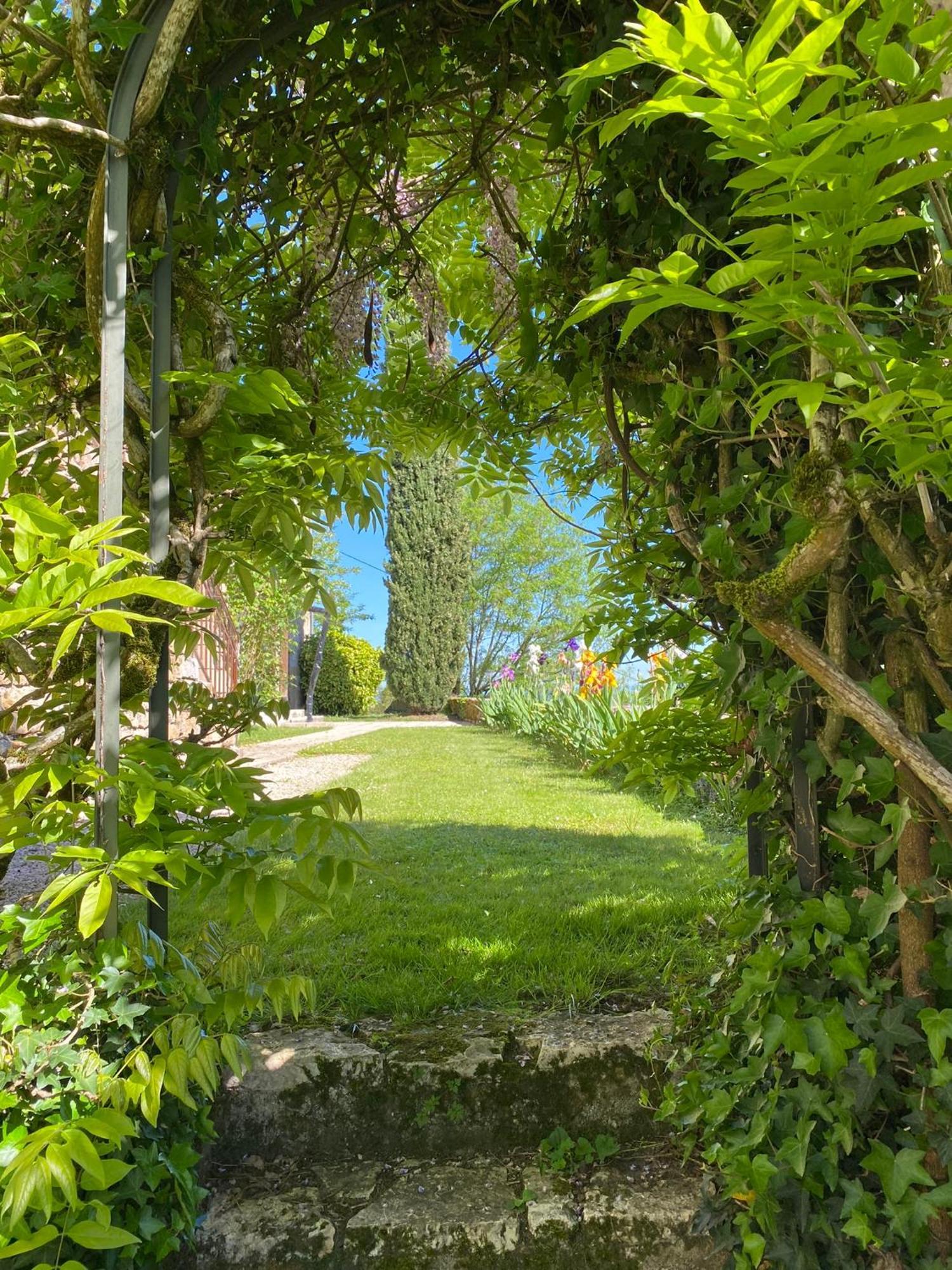 Manoir De Rieuzal Bed and Breakfast Loubressac Exteriör bild