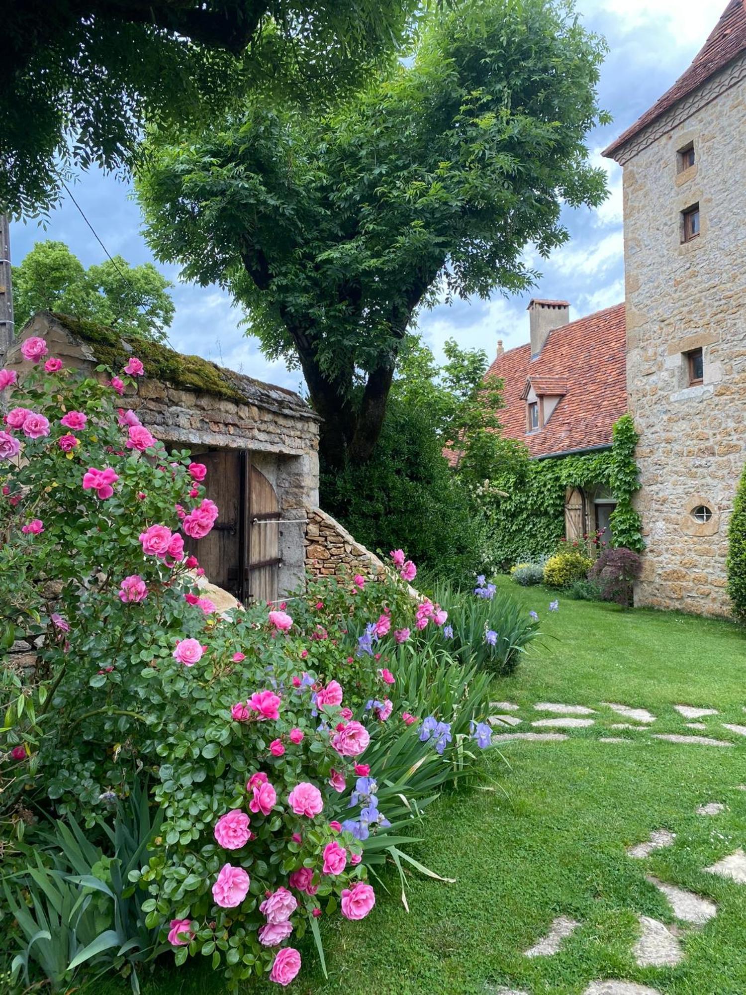 Manoir De Rieuzal Bed and Breakfast Loubressac Exteriör bild