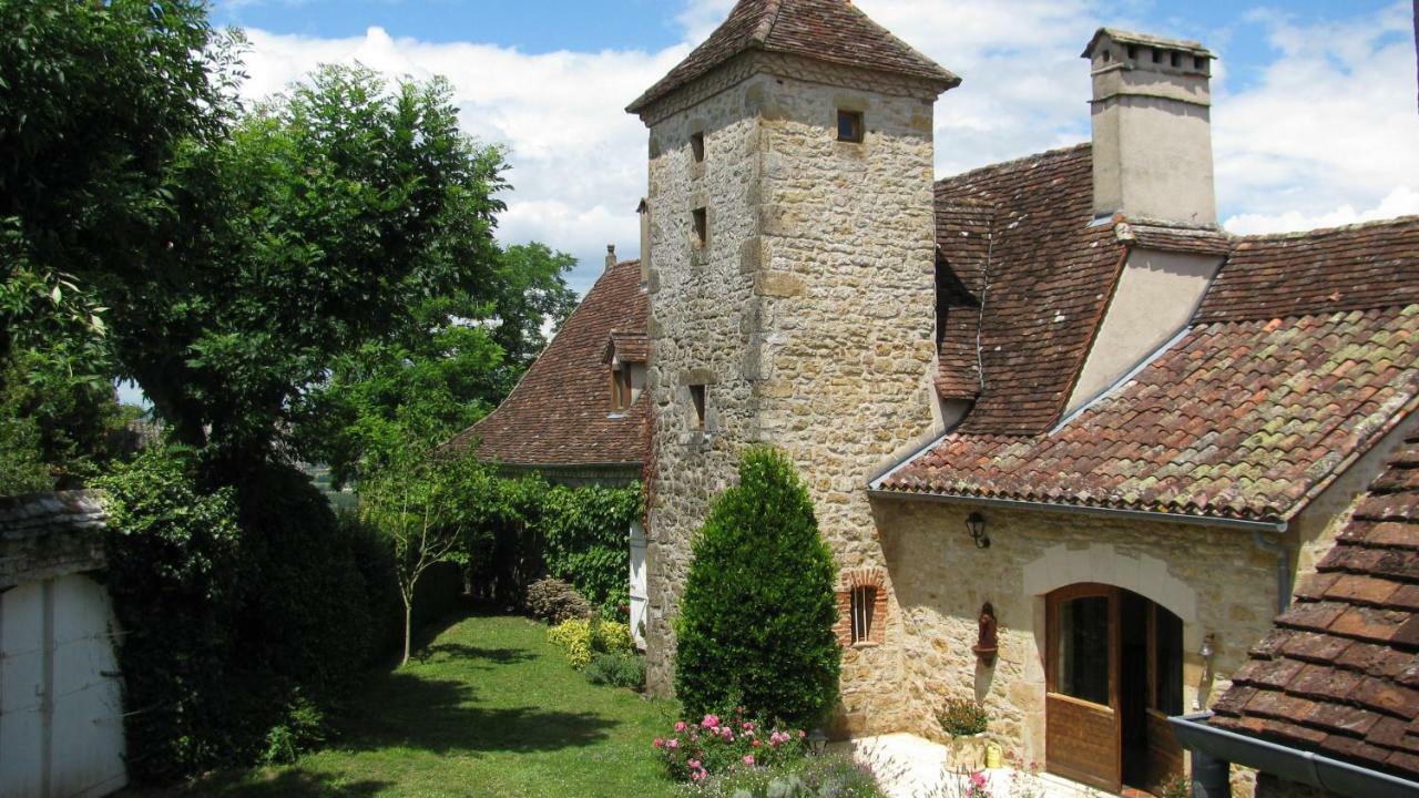 Manoir De Rieuzal Bed and Breakfast Loubressac Exteriör bild